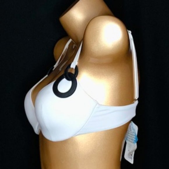 LISE CHARMEL SWIMSUIT TOP - WHITE - Picture 4 of 5